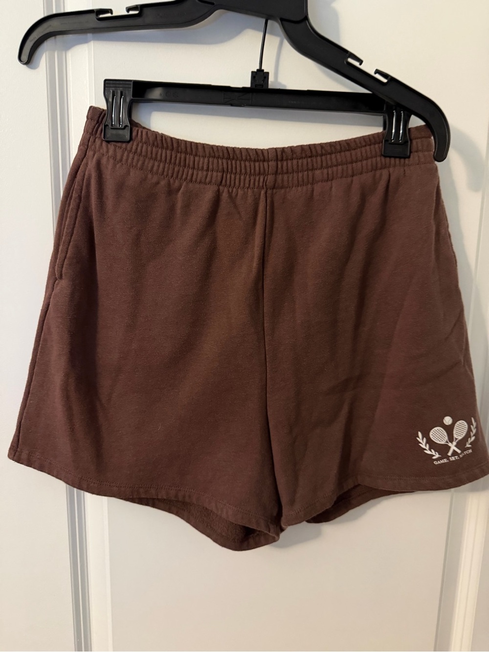 Divided Brown Athletic Lounge Shorts, Sz S